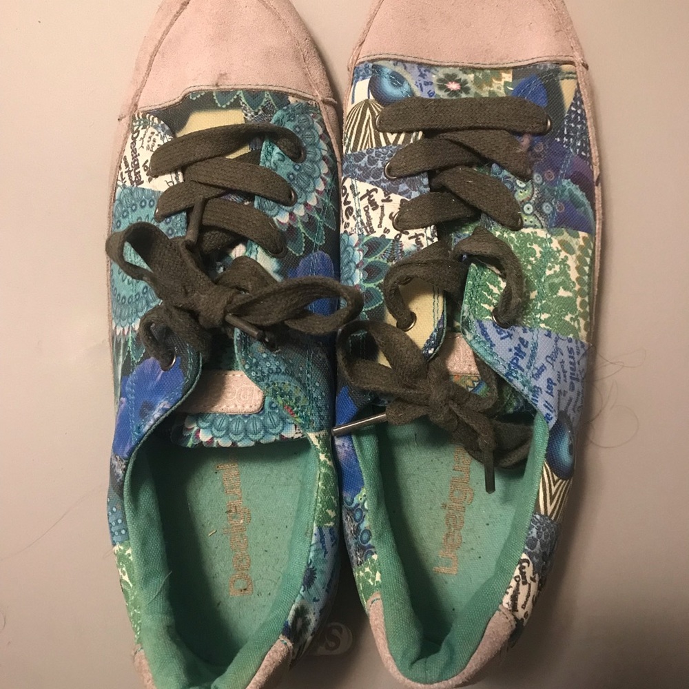 Multi colored sneakers